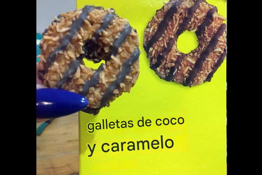 galletas de chocolate y caramelo