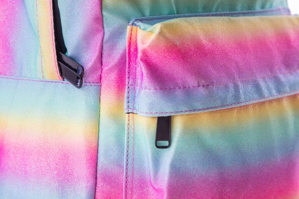 Rainbow school backpack