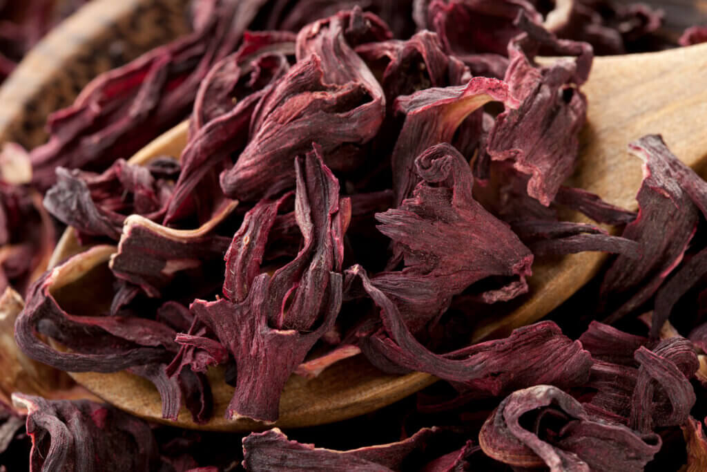 dried hibiscus flowers