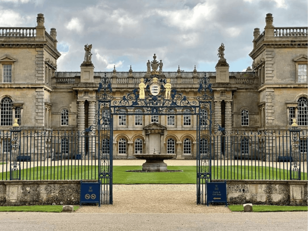 exterior of grimsthorpe castle, a bridgerton filming location