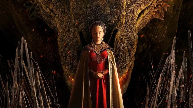 milly alcott posing as rhaenyra targaryen for house of the dragon