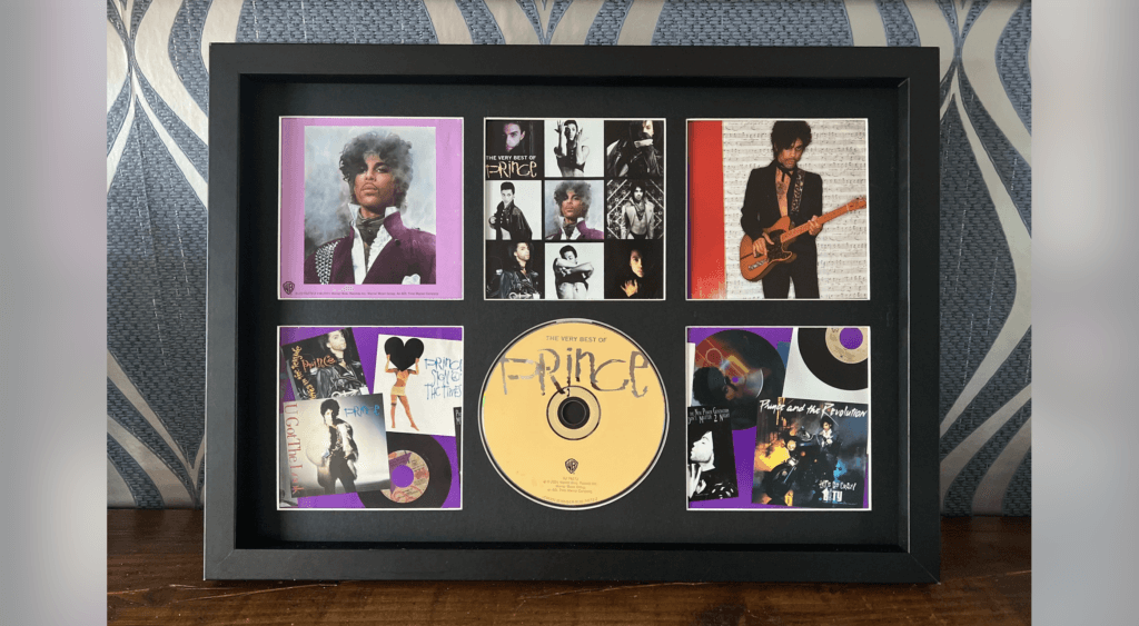 prince cd display 