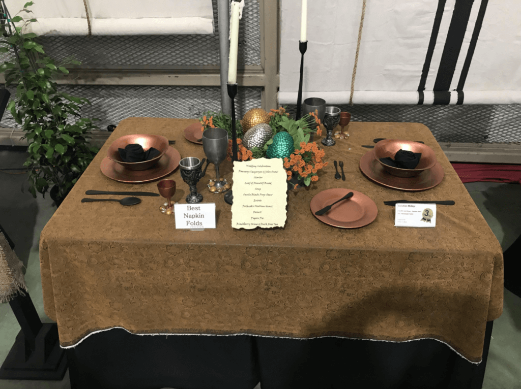 game of thrones themed table settings