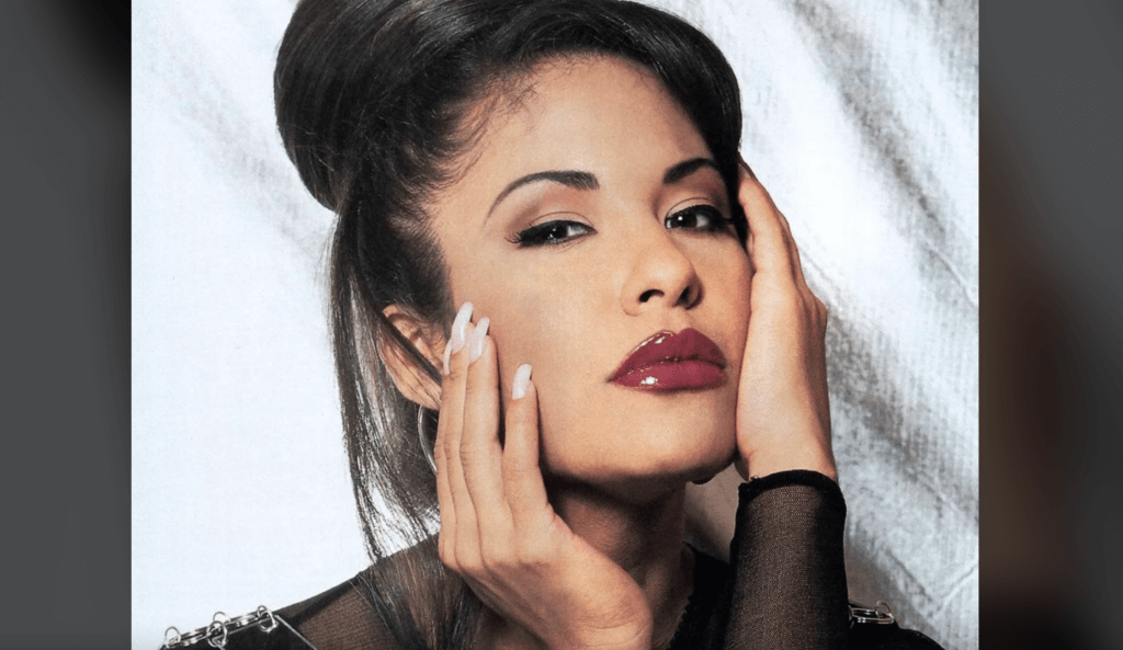 Selena Quintanilla posing for a photo