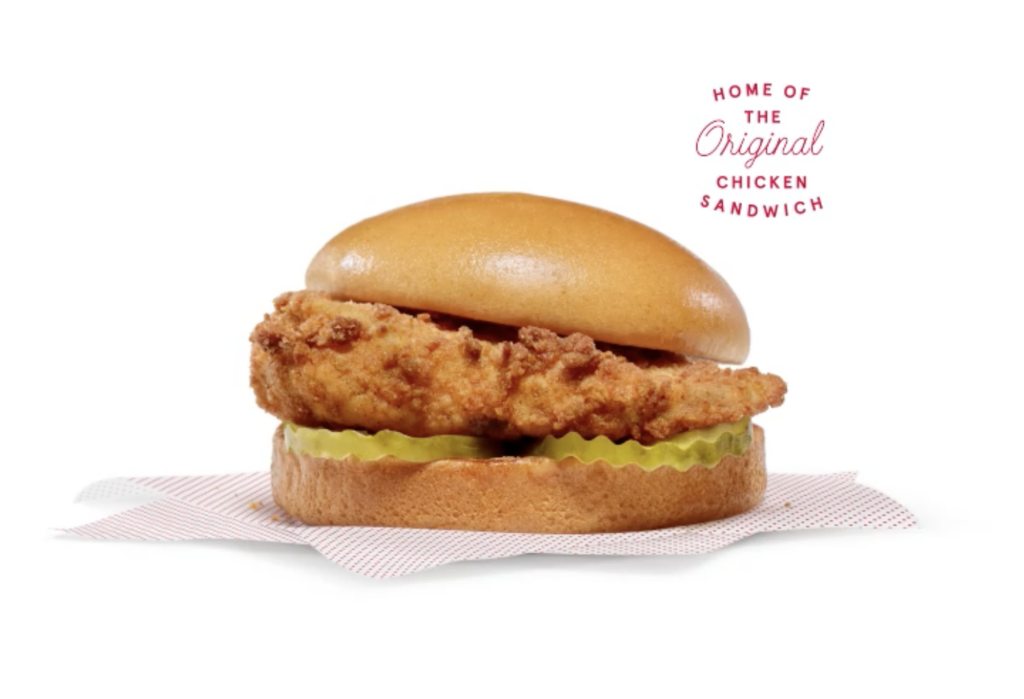 Chick-fil-A chicken sandwich