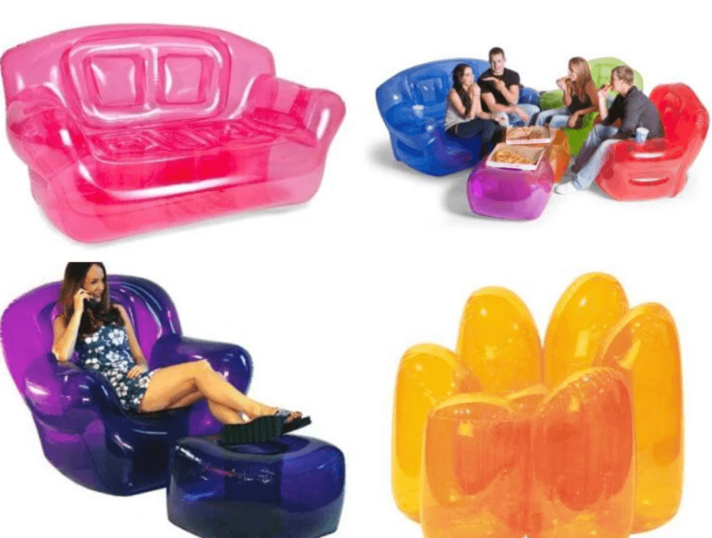 Inflatable furniture from 2000s