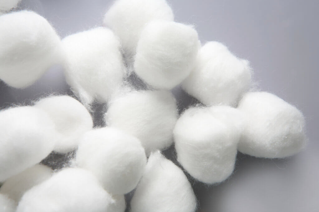 cotton wool close up