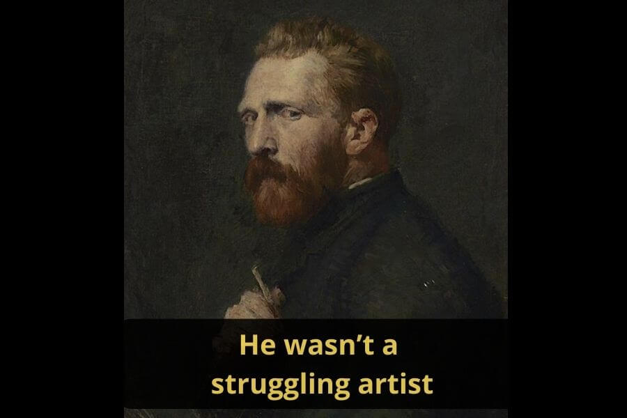 Painting of Vincent Van Gogh