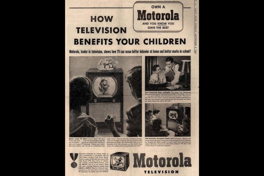 vintage motorola ad