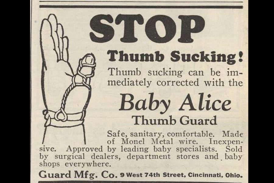 stop thumb sucking