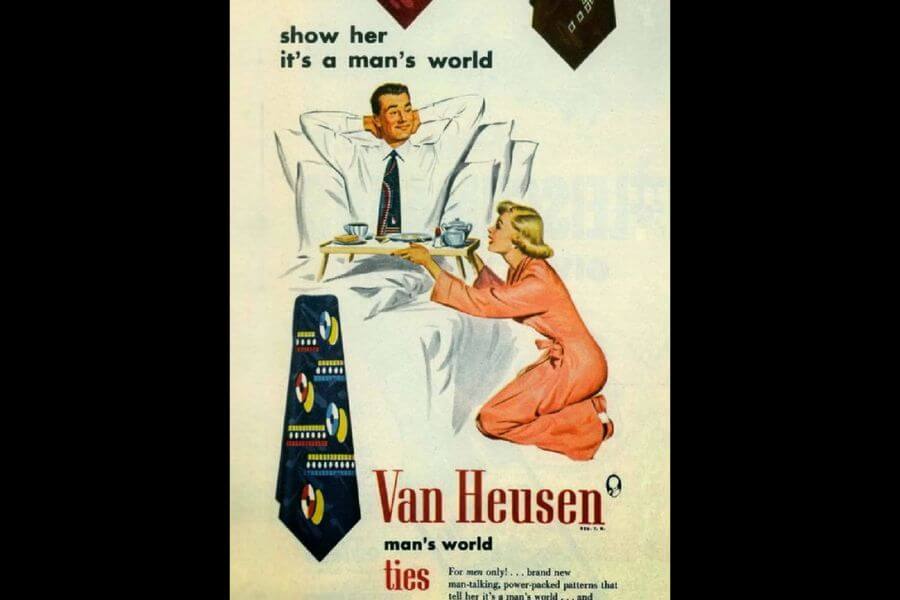 tie vintage ad