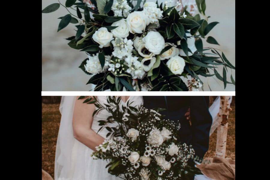 wedding flower bouquet comparison