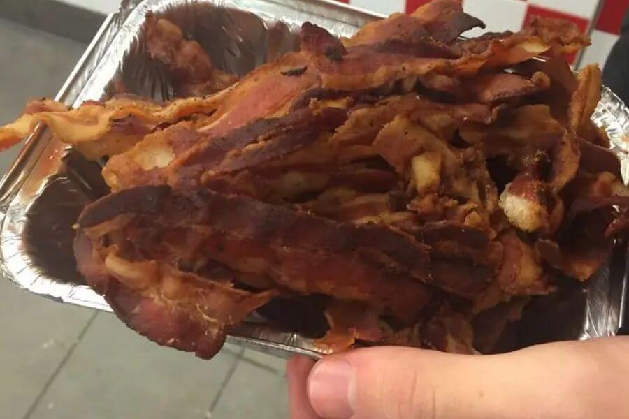 bacon pile