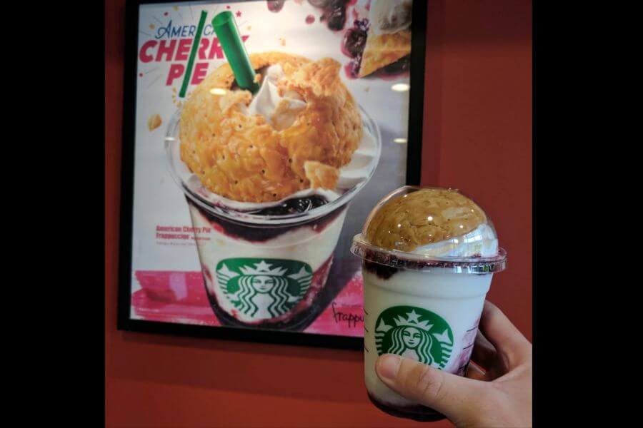 japanese cherry frapuccino