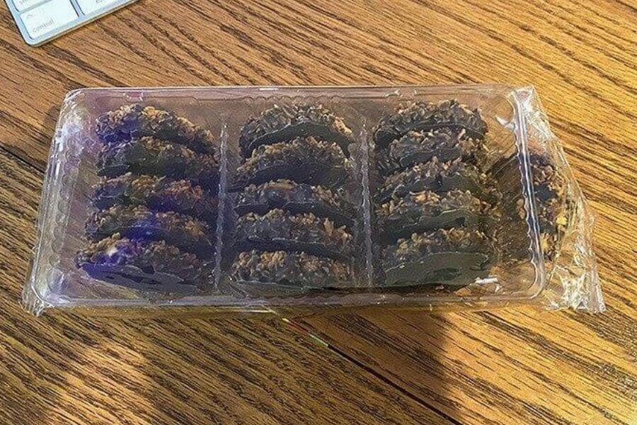 cookies on a package