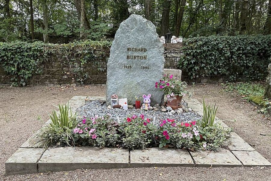 Richard Burton's headstone