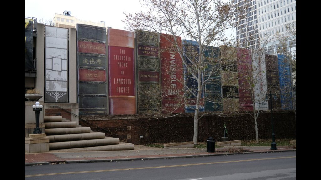 Kansas City Public Library Community Bookshelf.