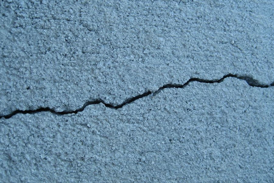 crack in a wall 