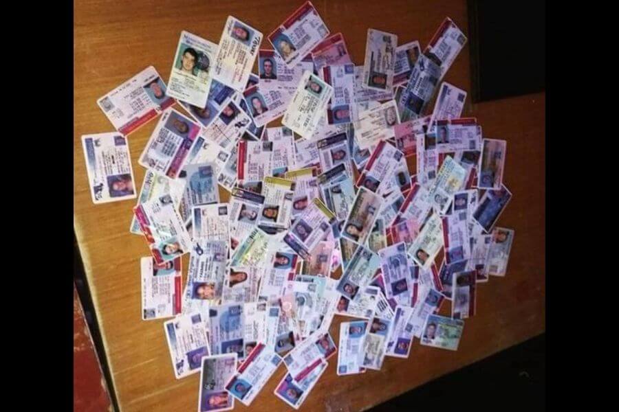 pile of ids 