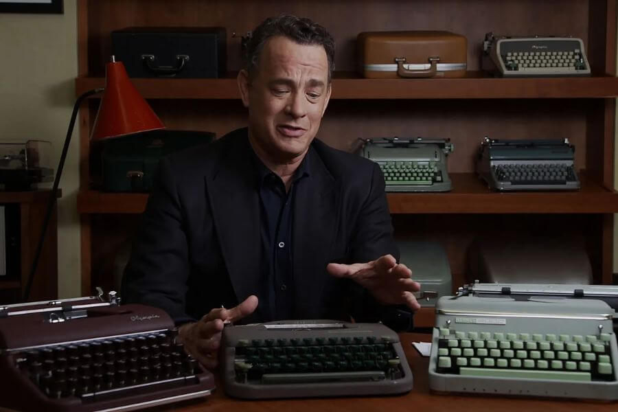 tom hank's typewriter collection