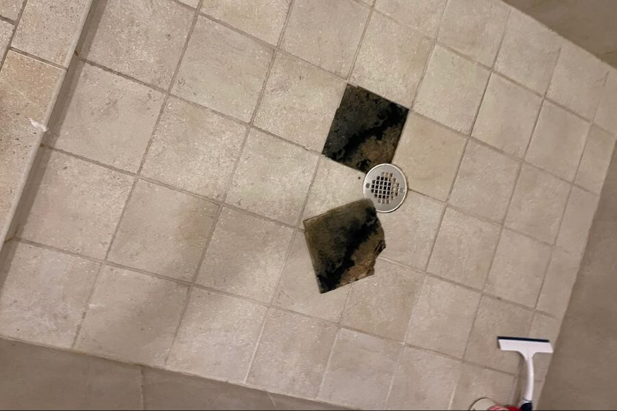 loose bathroom tile