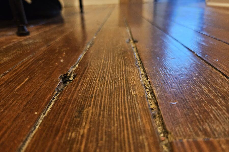 wooden floor