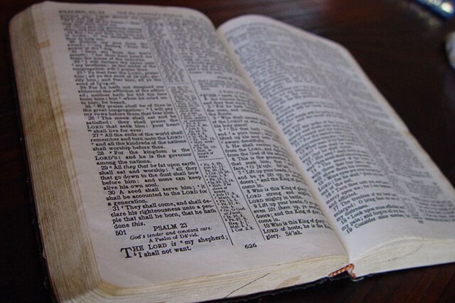 Open bible