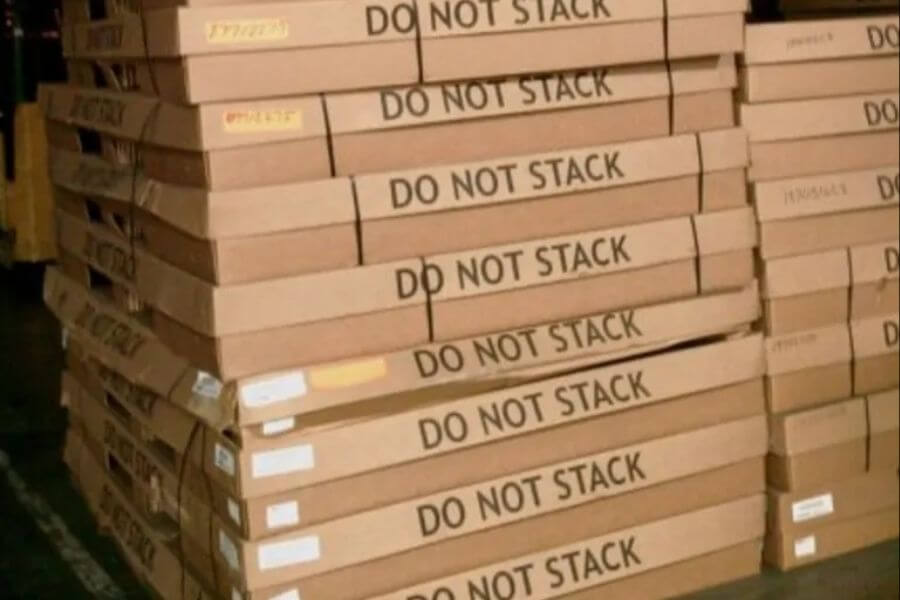 stacked boxes