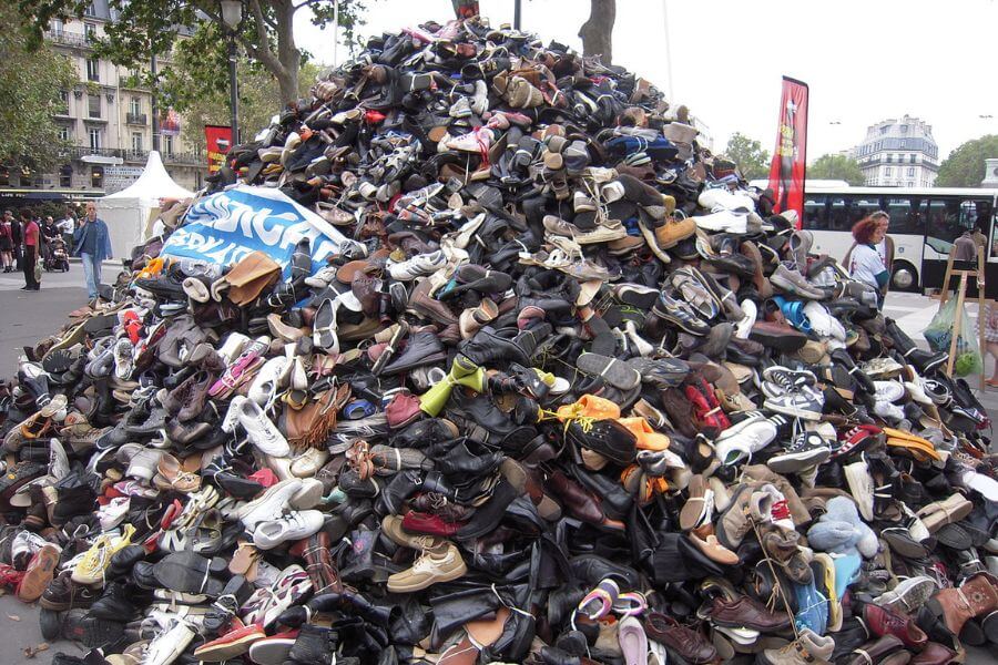 pile of shoes