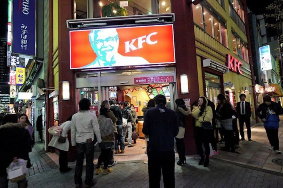 kfc in japan