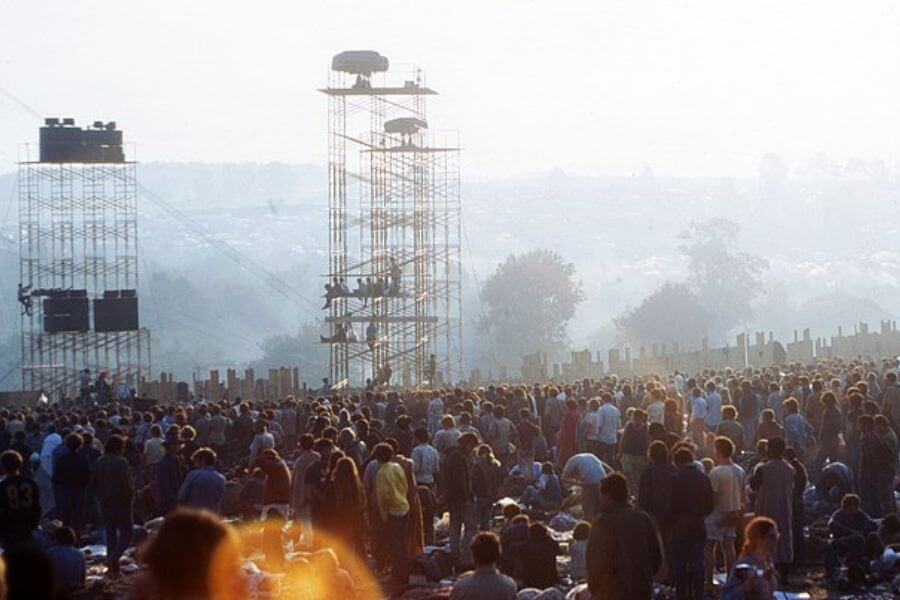 woodstock crowd