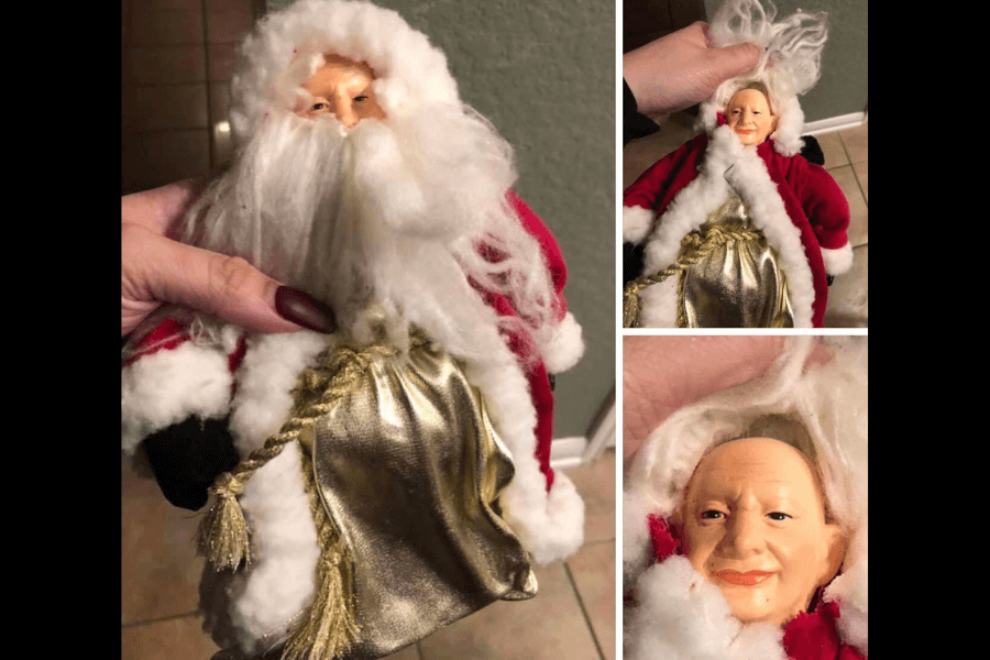 santa without a beard