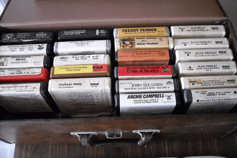 8-track tapes