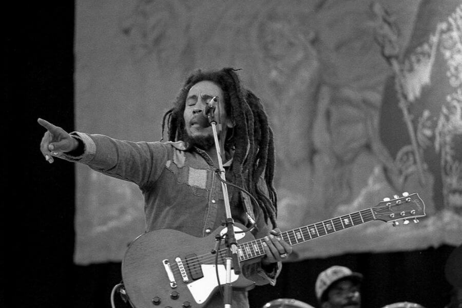 Bob Marley on stage