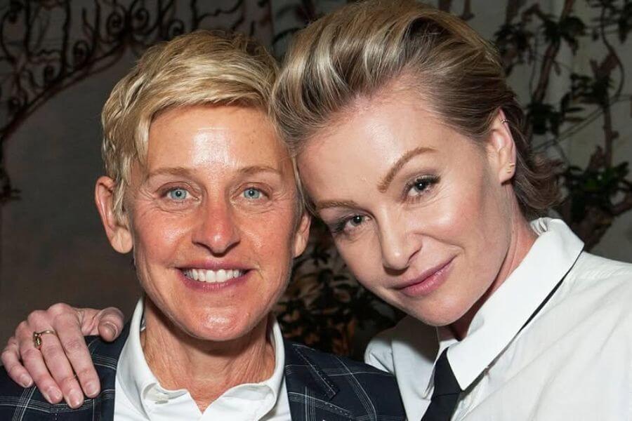 Ellen DeGeneres and Portia de Rossi