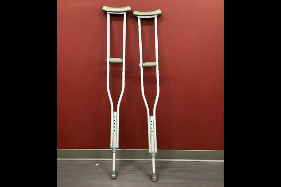 Pair of crutches