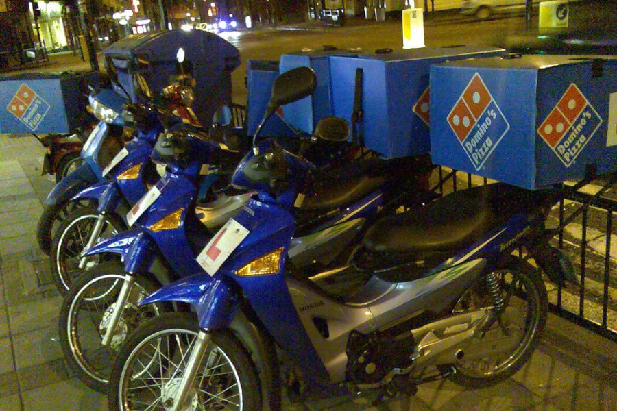 domino's motorbikes