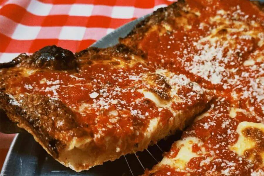 square pizza