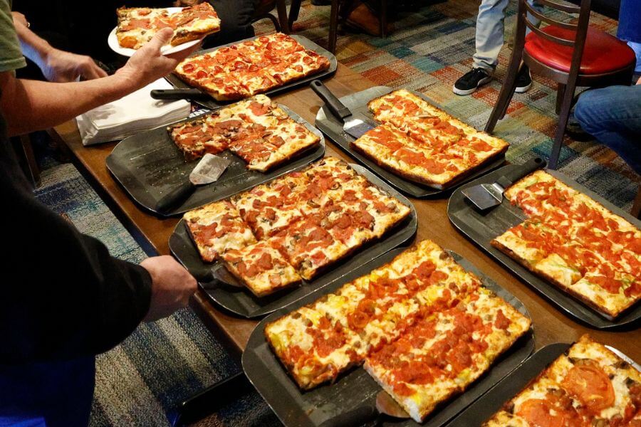 square pizza