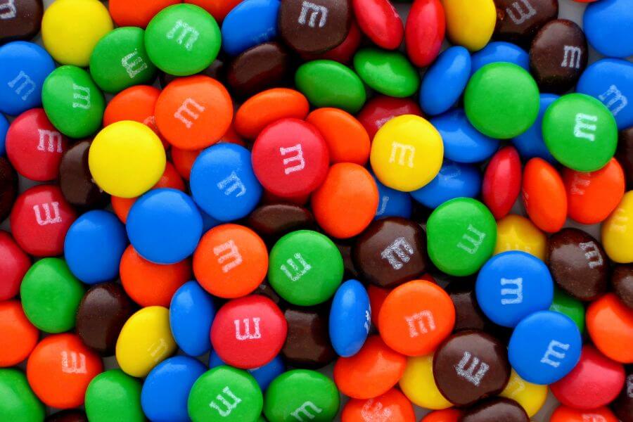 Plain M&Ms Pile