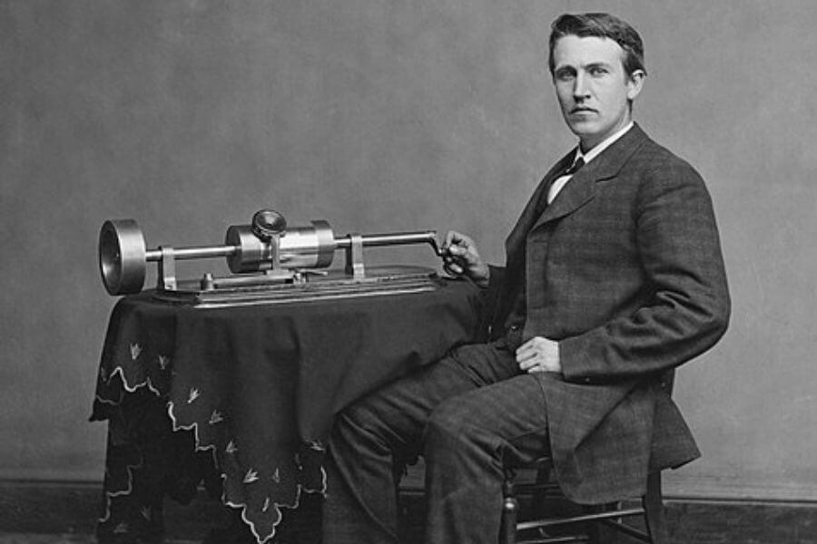 Edison and phonograph