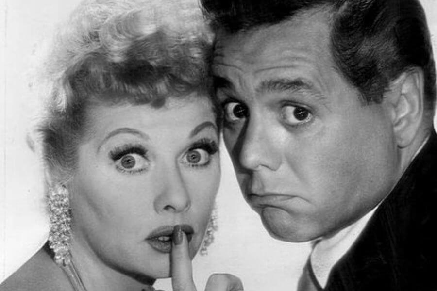 Lucille Ball and Desi Arnaz