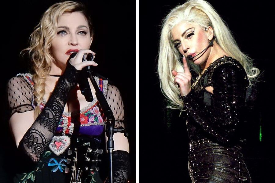 Madonna and Lady Gaga