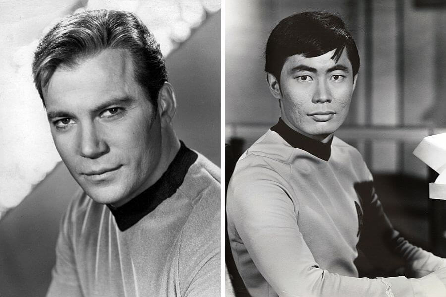 William Shatner and George Takei