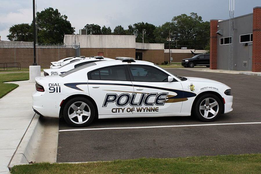 City of Wynne, Arkansas police car