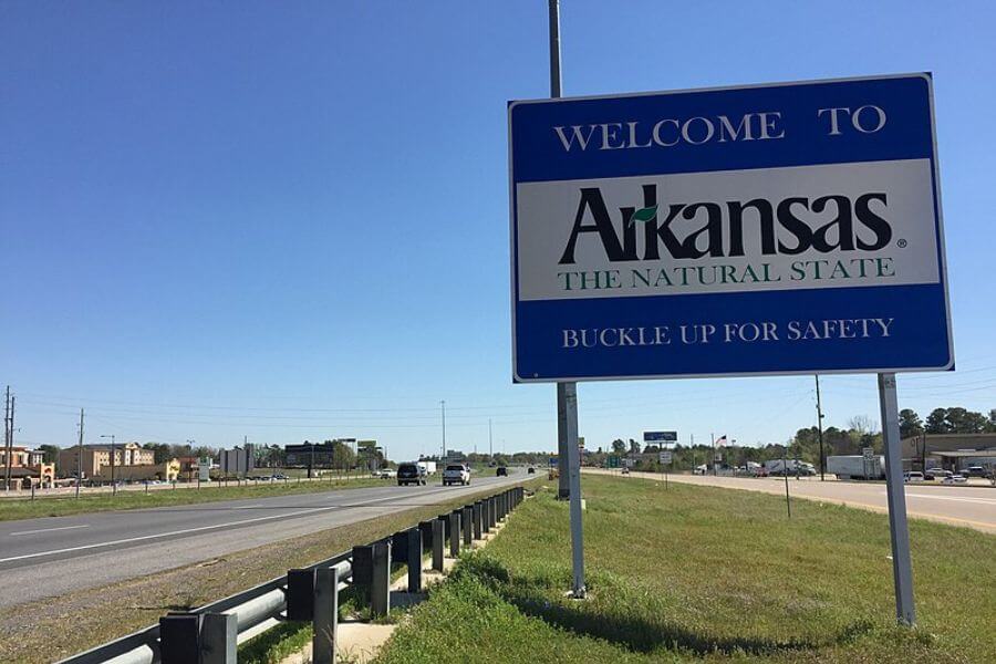 Welcome to arkansas sign