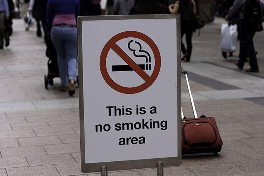 no smoking sign