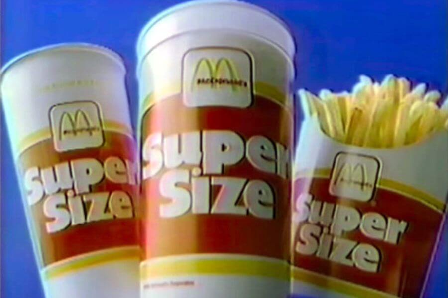 McDonald's Super Size products