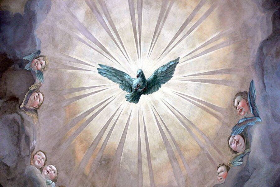 Karlskirche Frescos - The Holy spirit