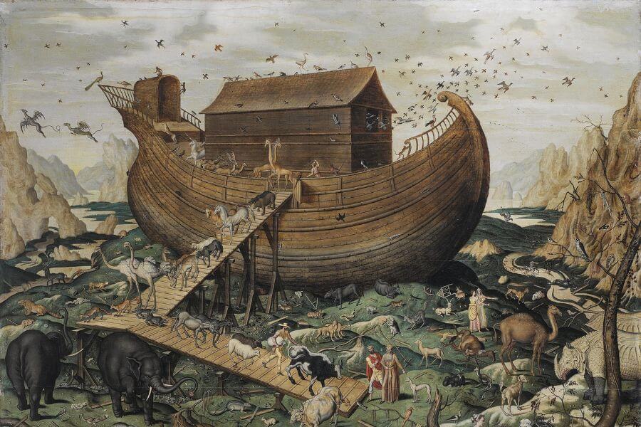 :Noah's Ark on Mount Ararat by Simon de Myle